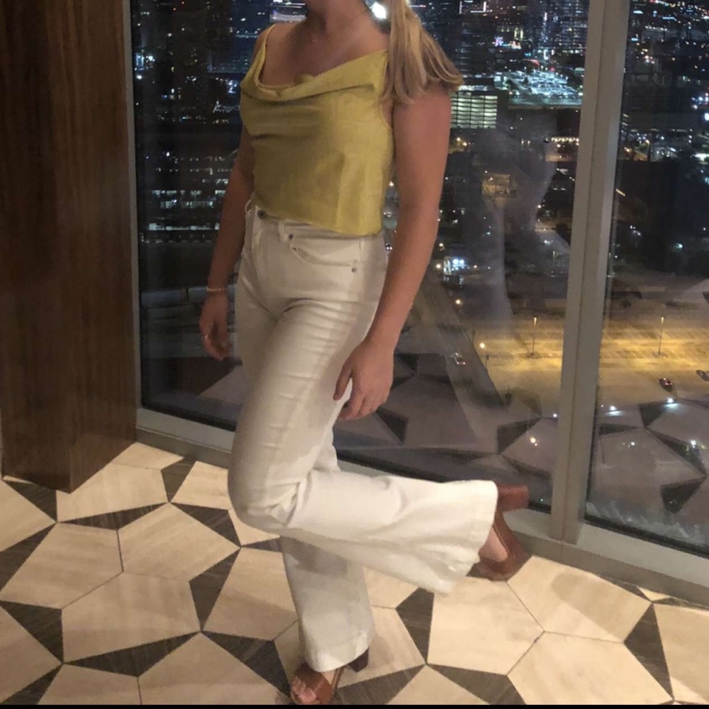 C&V white jeans